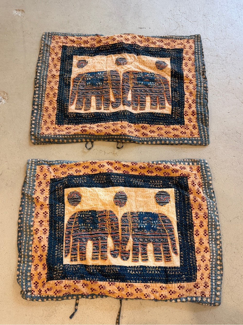 World market elephant pillow shams